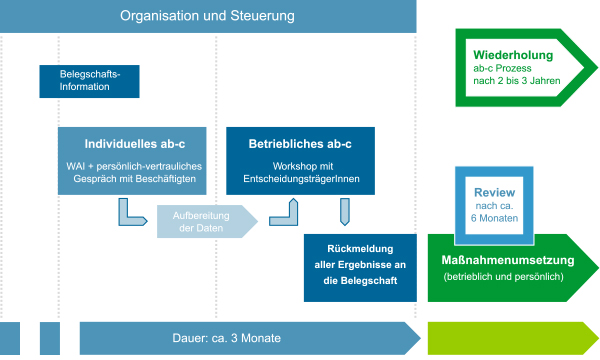 Grafik zur Organisation der WAI-Beratung